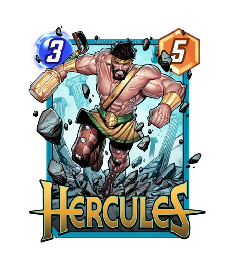 Hercules Marvel Snap card art