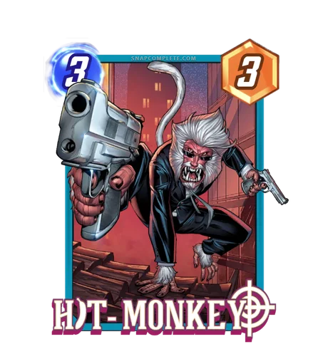 Hit-Monkey Marvel Snap card art