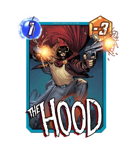 The Hood Marvel Snap card art