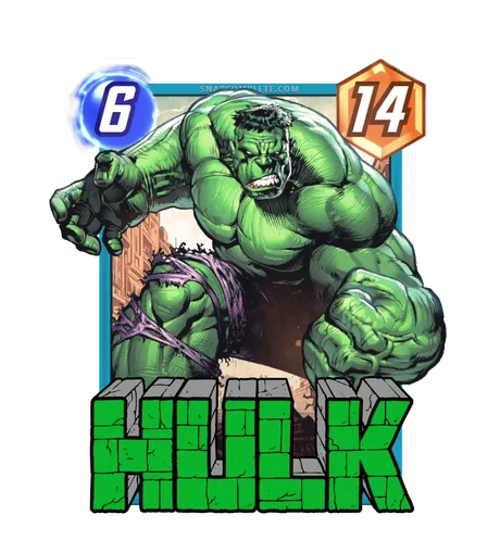 Hulk Marvel Snap card art