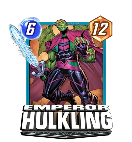 Emperor Hulkling Marvel Snap card art