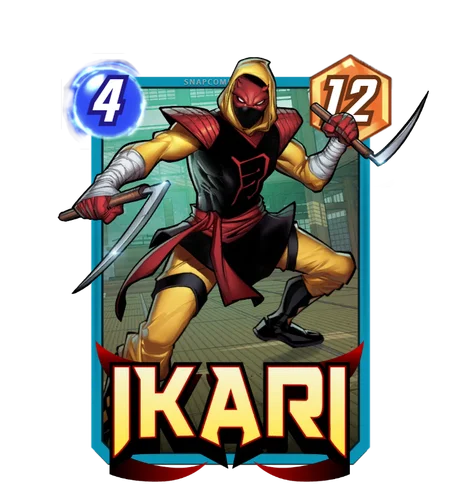Ikari Marvel Snap card art