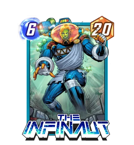 The Infinaut Marvel Snap card art