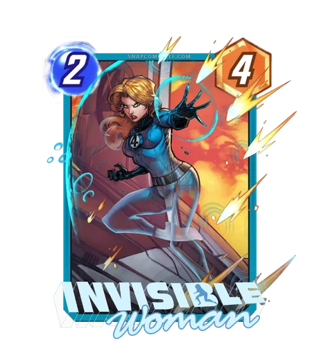 Invisible Woman Marvel Snap card art