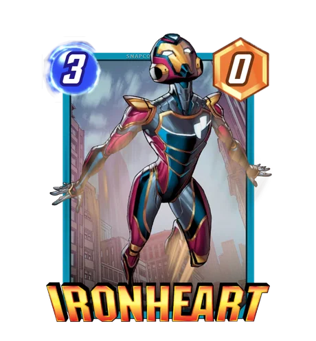 Ironheart Marvel Snap card art