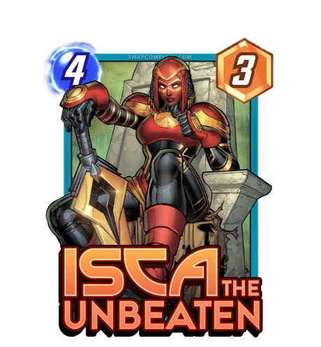 Isca the Unbeaten Marvel Snap card art