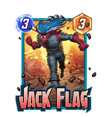 Jack Flag Marvel Snap card art