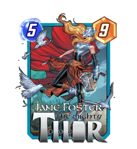 Jane Foster Mighty Thor Marvel Snap card art