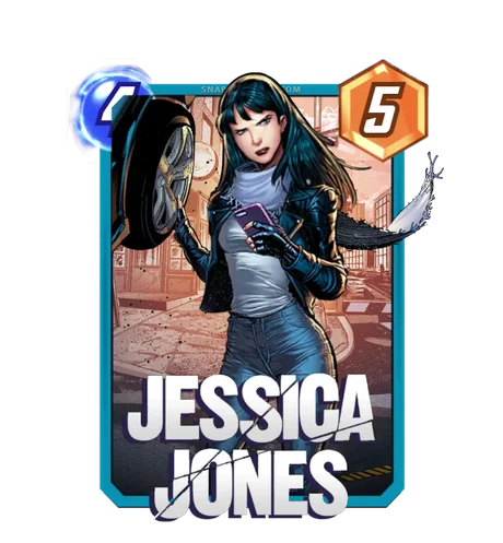 Jessica Jones Marvel Snap card art