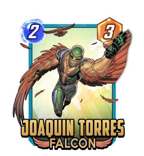 Joaquin Torres Falcon II Marvel Snap card art