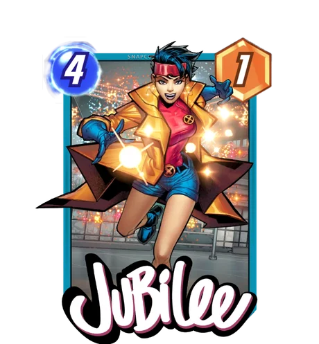 Jubilee Marvel Snap card art