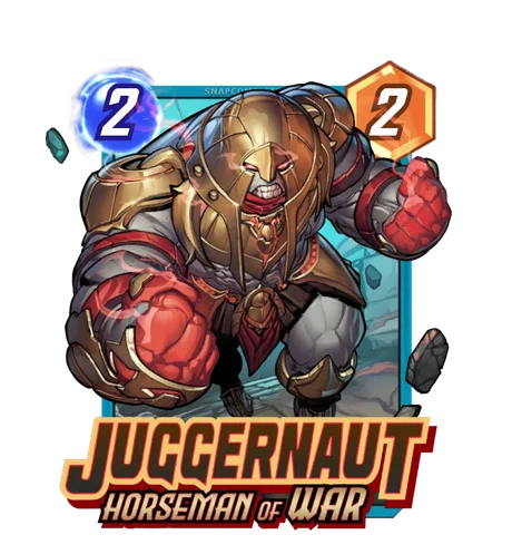 Juggernaut Horseman of War Marvel Snap card art