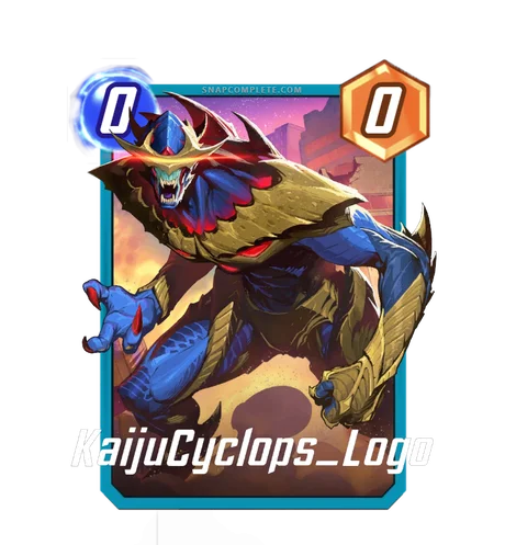 Kaiju Cyclops Marvel Snap card art