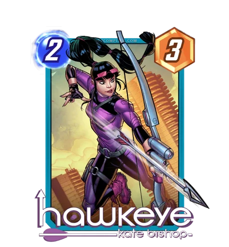 Hawkeye Kate Bishop Marvel Snap card art