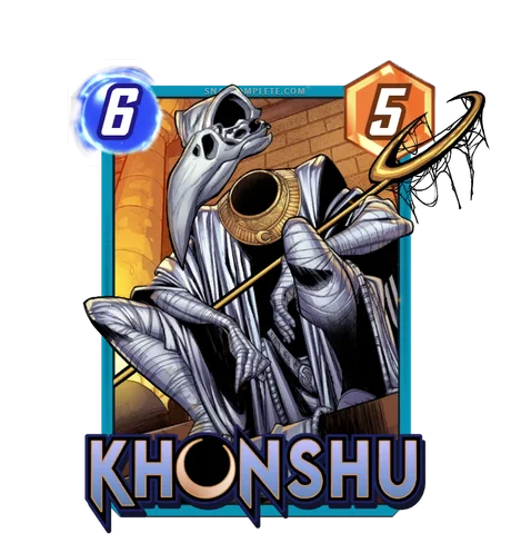 Khonshu Marvel Snap card art