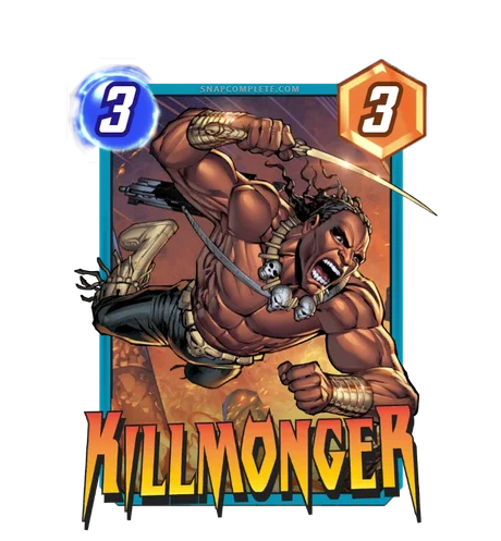 Killmonger Marvel Snap card art