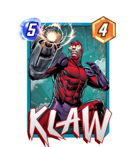 Klaw Marvel Snap card art