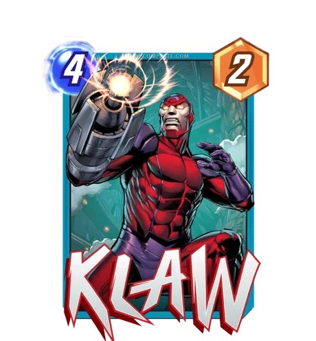 Klaw Marvel Snap card art