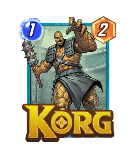 Korg Marvel Snap card art