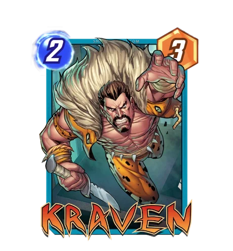Kraven Marvel Snap card art