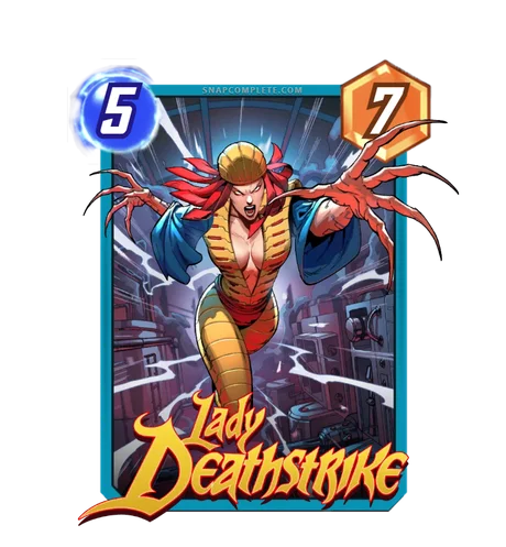 Lady Deathstrike Marvel Snap card art