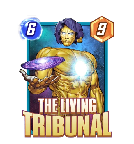 The Living Tribunal Marvel Snap card art