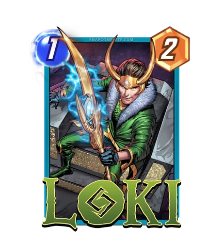 Loki Marvel Snap card art