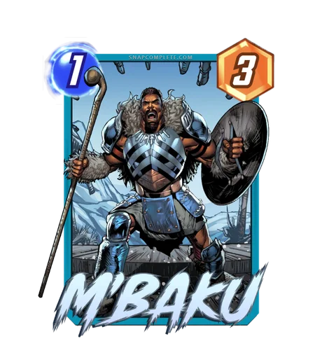 M'Baku Marvel Snap card art