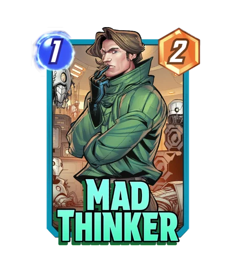 Mad Thinker Marvel Snap card art