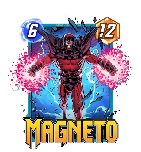 Magneto Marvel Snap card art