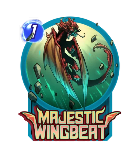 Majestic Wingbeat Marvel Snap card art