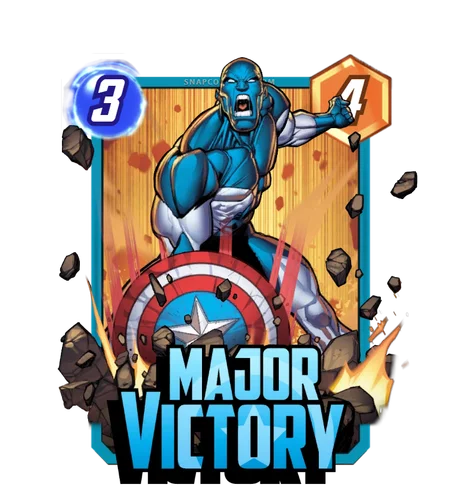 Major Victory Marvel Snap card art