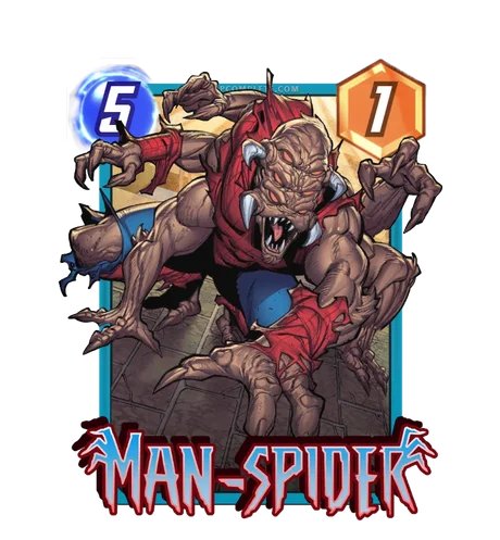 Man-Spider Marvel Snap card art