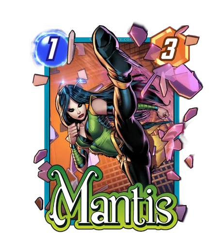 Mantis Marvel Snap card art