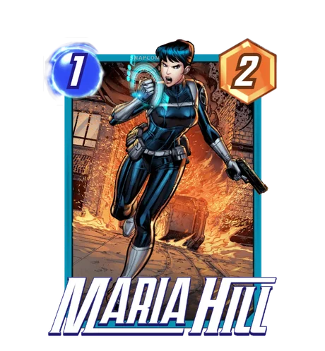 Maria Hill Marvel Snap card art