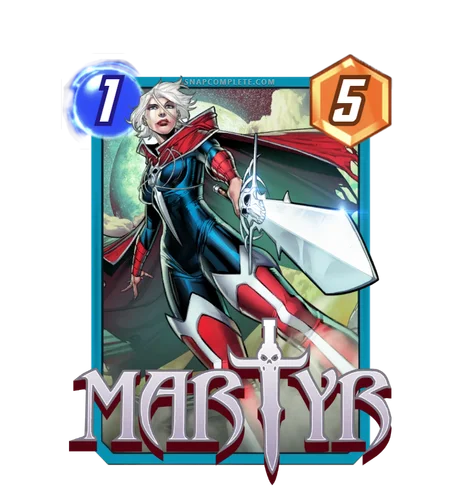 Martyr Marvel Snap card art