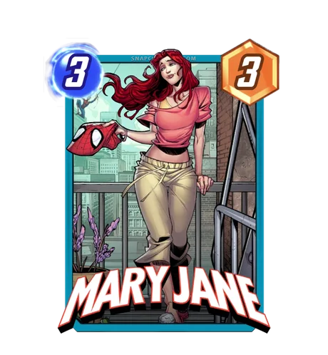 Mary Jane Marvel Snap card art