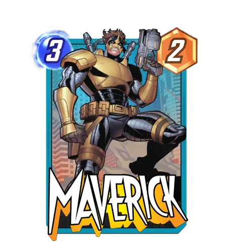 Maverick Marvel Snap card art
