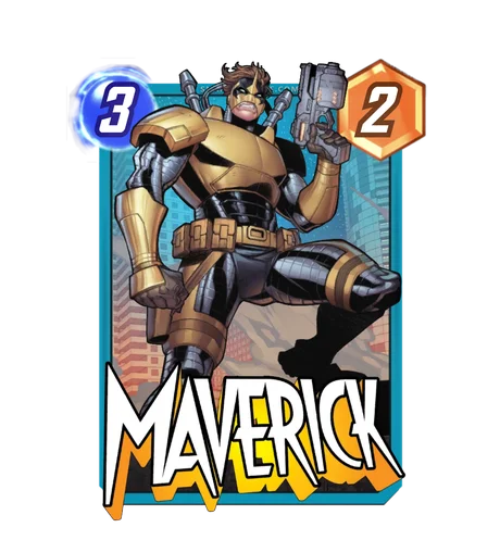 Maverick Marvel Snap card art