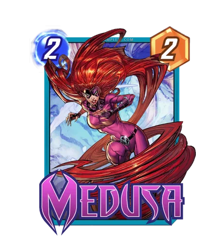 Medusa Marvel Snap card art