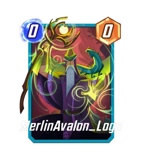 Merlin Avalon Marvel Snap card art