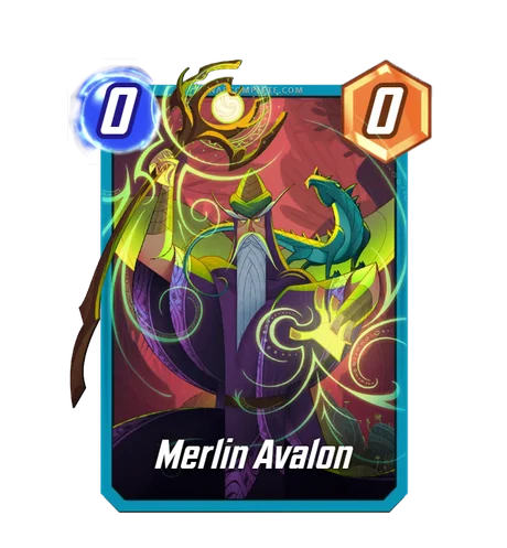 Merlin Avalon Marvel Snap card art