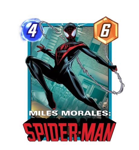 Miles Morales Spider-Man Marvel Snap card art