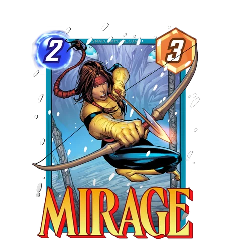 Mirage Marvel Snap card art