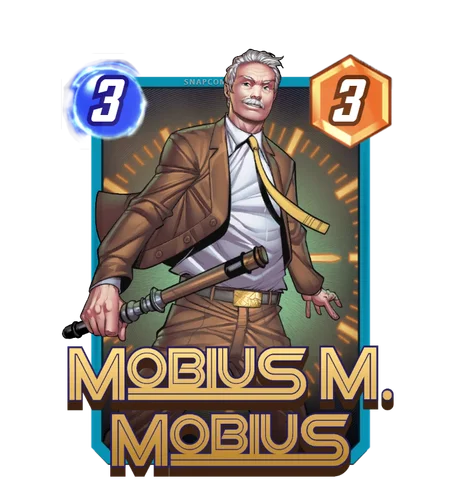 Mobius M. Mobius Marvel Snap card art