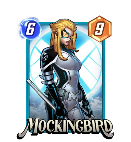 Mockingbird Marvel Snap card art