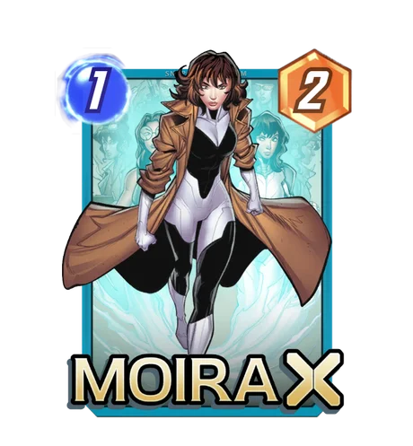 Moira X Marvel Snap card art