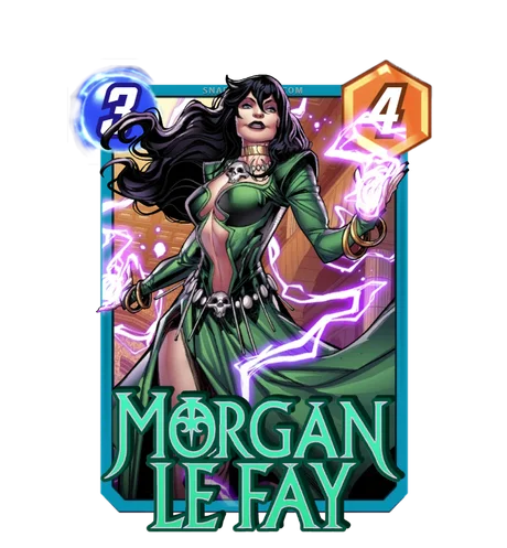 Morgan le Fay Marvel Snap card art