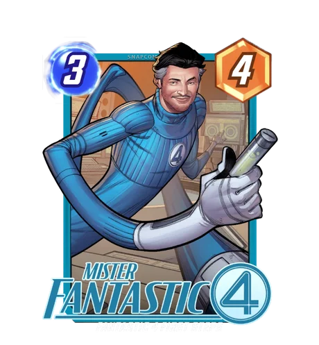 Mister Fantastic First Steps Marvel Snap card art