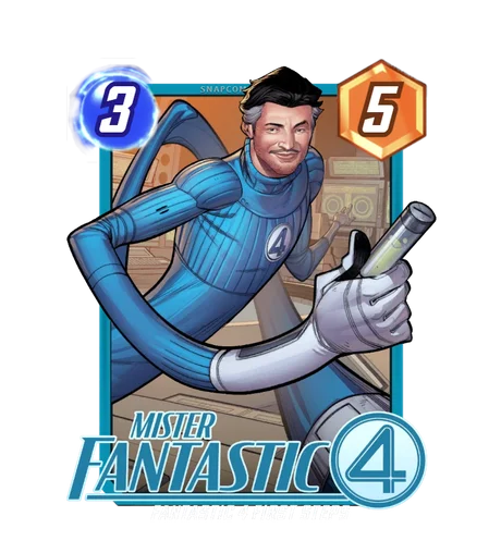 Mister Fantastic First Steps Marvel Snap card art